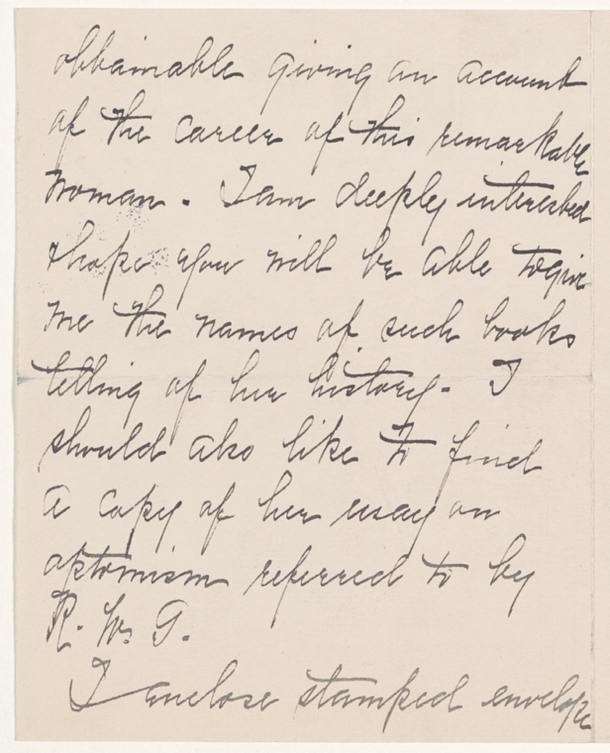 Page 2 of Raleigh's 1905 letter to The Century Company